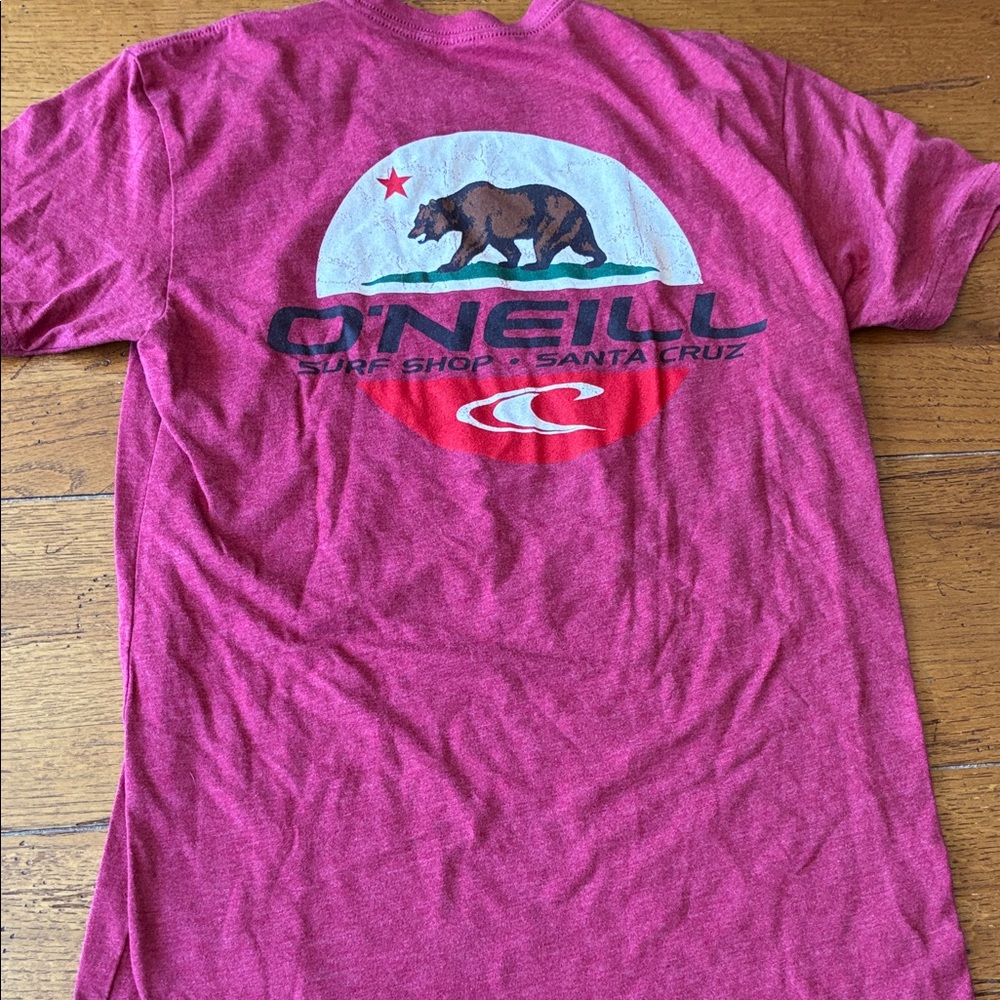 O'Neill Men's Maroon Graphic Tee